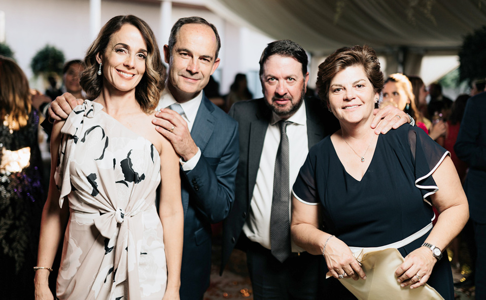 Ana Carmen, Ernesto, Daniel y Vivi