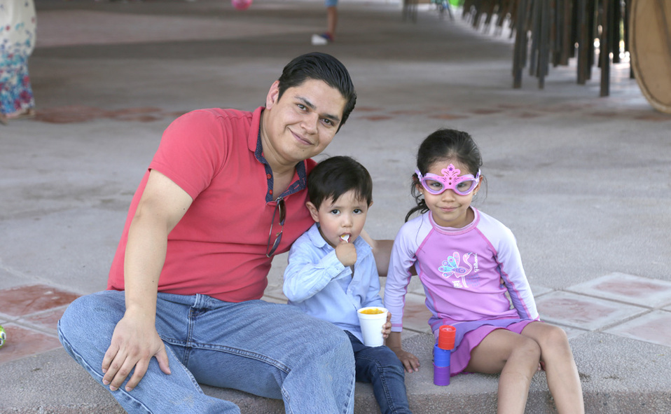 Arsenio, Andrés y Andrea