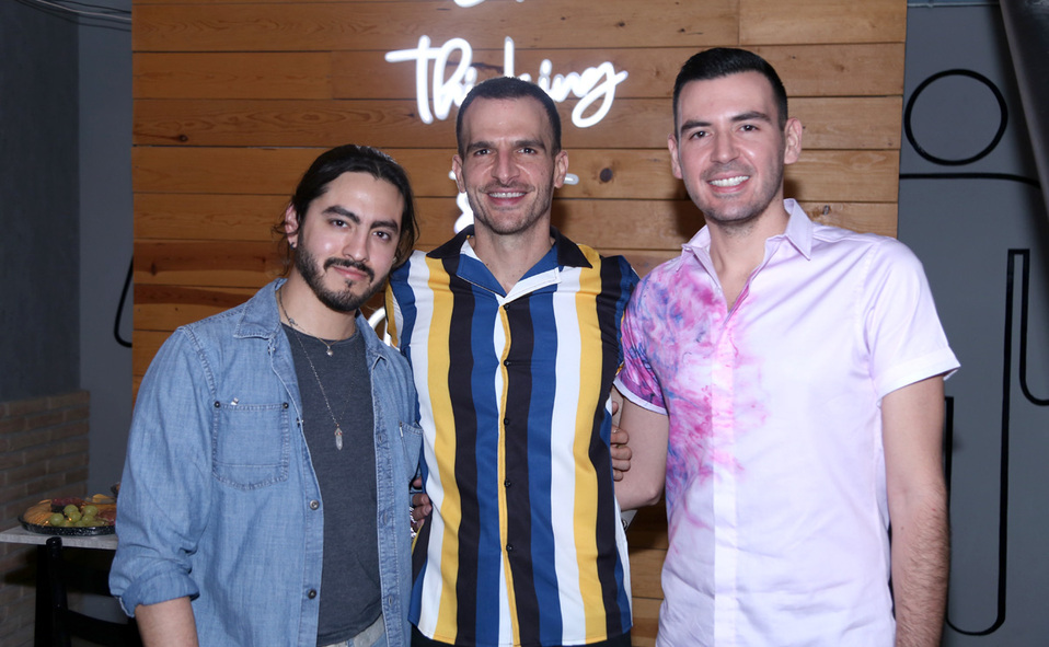 Arturo, Adrián y Fernando