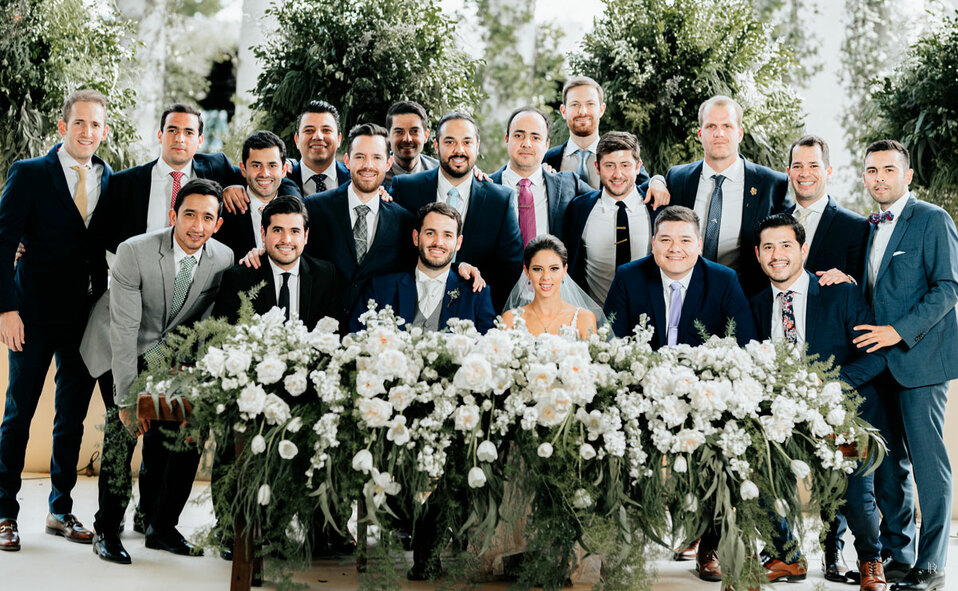 Boris, Lázaro, Beje, Carlos, Santy, Rogelio, René, Eduardo, Erick, Checo, Jorge, Kuri, Héctor, Chuy, Daniel, Mendo, Juan Pablo,  Manolo y Sofía