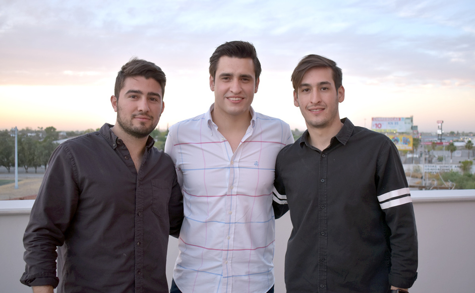 Daniel, Adrián y Guillermo
