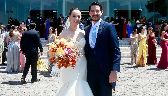 Lorena y Felipe gozaron al máximo su gran día. FOTO: STAFF CHIC
