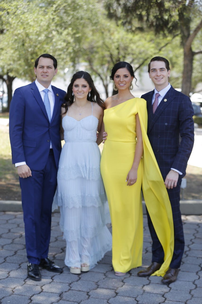 Manuel Rubio, Jimena Sada, Valeria Isassi y  Joaquín Rubio. FOTO: STAFF CHIC