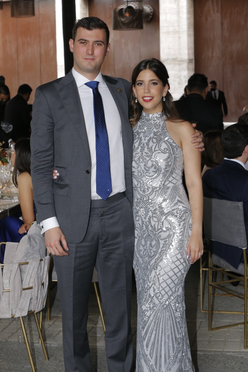 Nando Hinojosa y Ana Gaby Maldonado. FOTO: STAFF CHIC