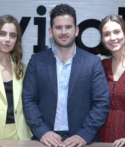 Ángela, Marcelo y Luisa