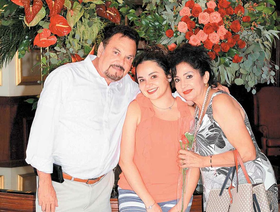 Carlos de la Rosa, Saye de la Rosa y Maricela Rubalcava / Fotos: Dennis Hernández y José Chang