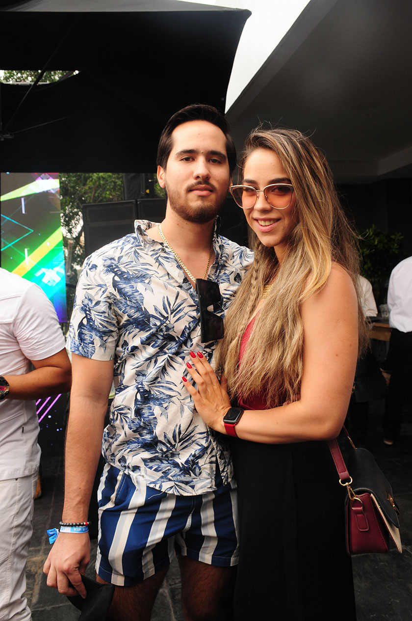 Brandon Palomino y Andrea Rizo