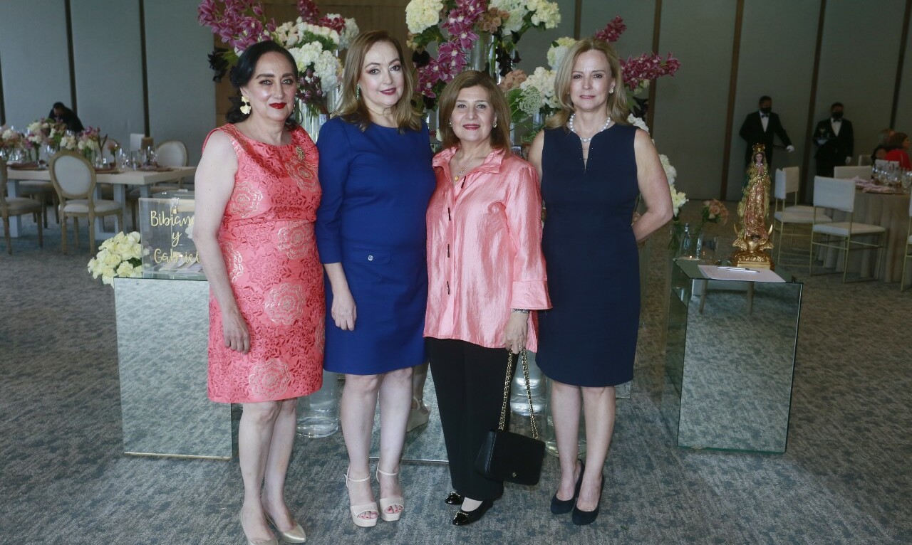 Elsa Rodríguez, Estela Páez, María Garza de Margáin y Marcela González de Paredes / Foto: Omar Valdez