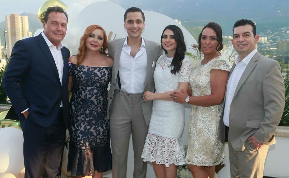 Alfredo Capriccio, Norma Zani, Michele Buhler, Katia Treviño, Irma Chapa y Antonio Treviño / Fotos: Omar Valdez