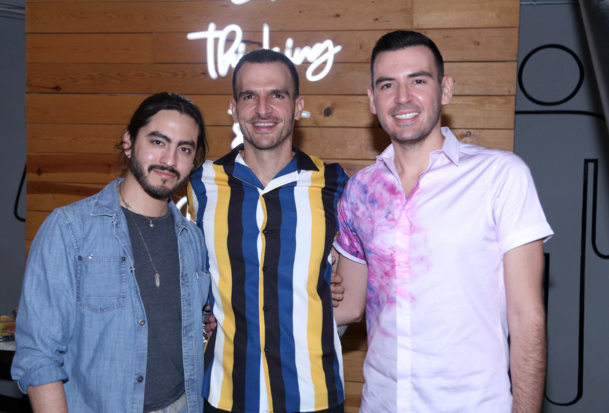 Arturo, Adrián y Fernando