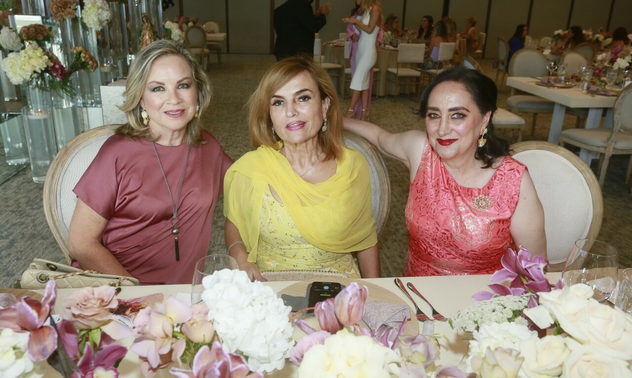 Gaby Medrano de Mier, Verónica Villarreal y Elsa Rodríguez / Foto: Omar Valdez