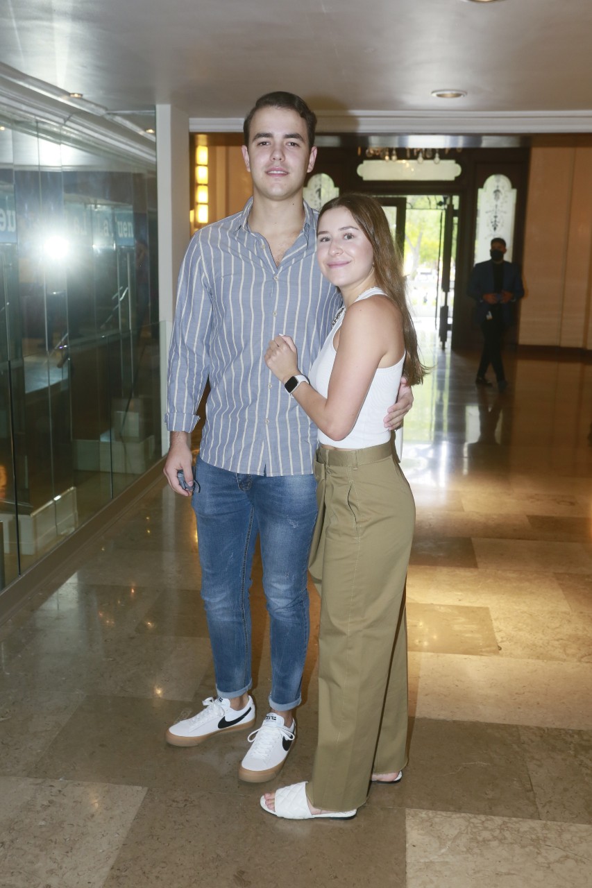 Emilio Treviño y Bárbara Lozano. FOTO: OMAR VALDEZ