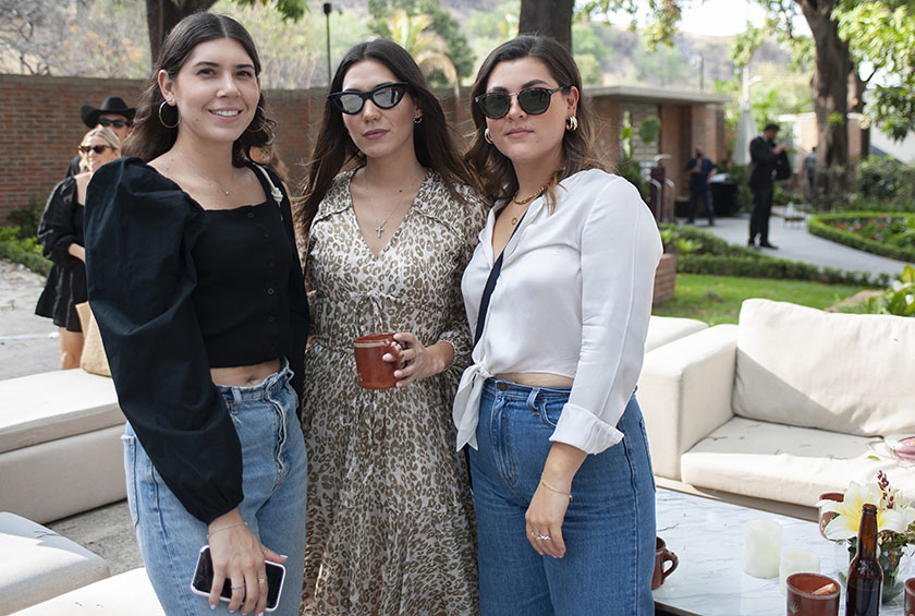 María Morales, Regina Fernández y Pao Echeverri