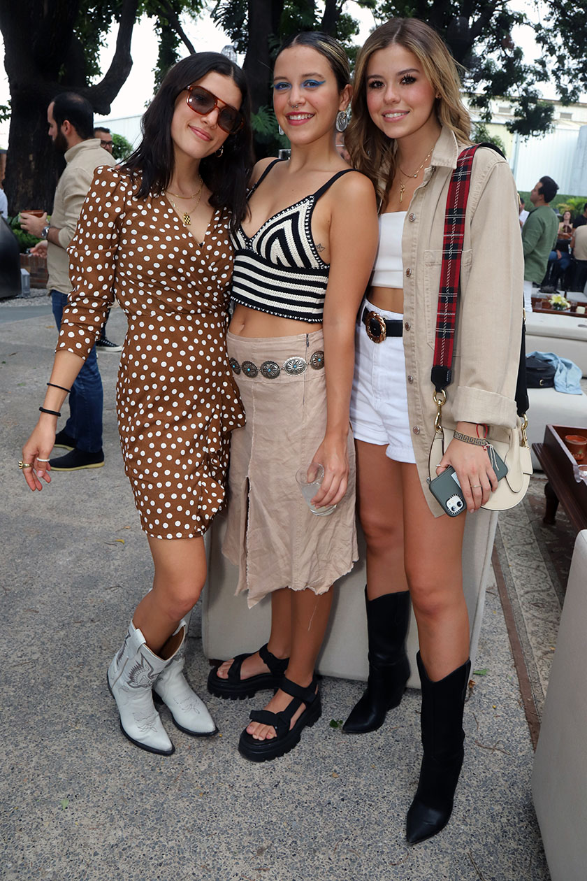 Mariana Ramos, Zulette Guerrero Santos y Andrea Sahagún