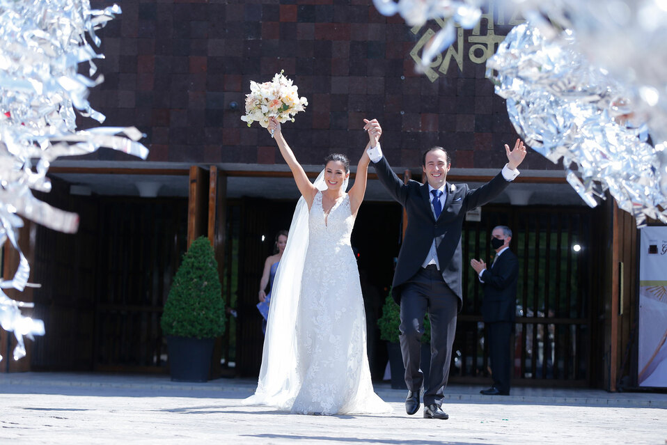 Mariel Guzmán y Alejandro Calleja
