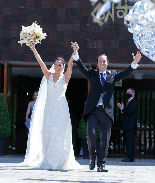 Mariel Guzmán y Alejandro Calleja