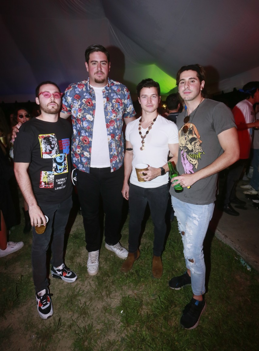 Miguel Garza, Alejandro Pod, Adrián Hinojosa y David Amione. FOTO: OMAR VALDEZ