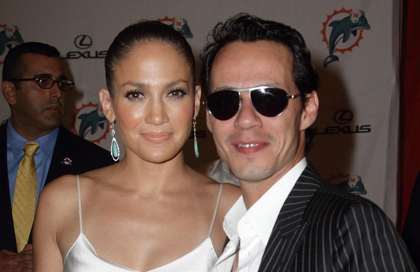 Jennifer Lopez y Marc Anthony desayunaron juntos en Miami