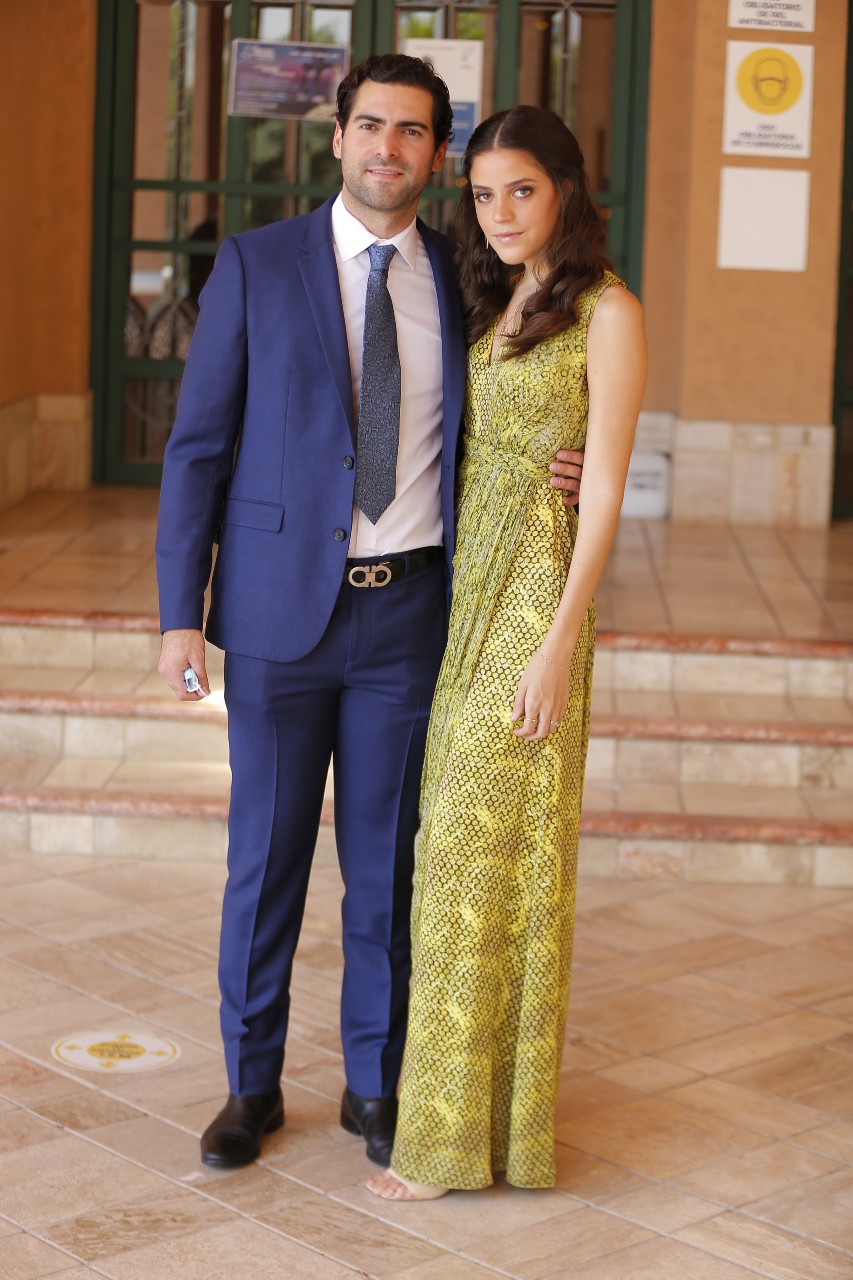 Alfonso Riddle y Carolina Rodríguez. FOTO: DANIEL SALDÍVAR
