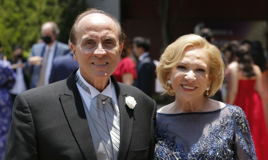 Papás del novio. Rafael Plancarte y Bibi Gómez de Plancarte / Foto: Omar Valdez