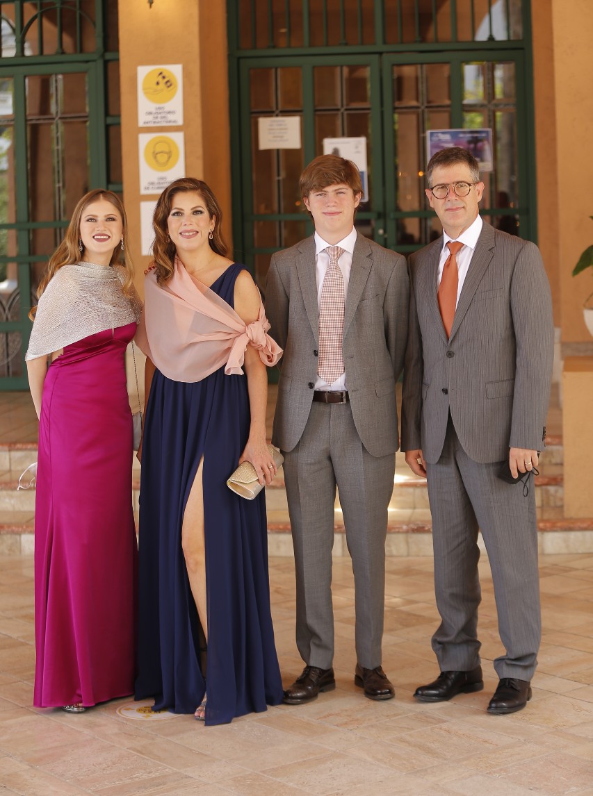 Daniela García, Fernanda González, Rodrigo García Bedoya y Diego García Bedoya. FOTO: DANIEL SALDÍVAR