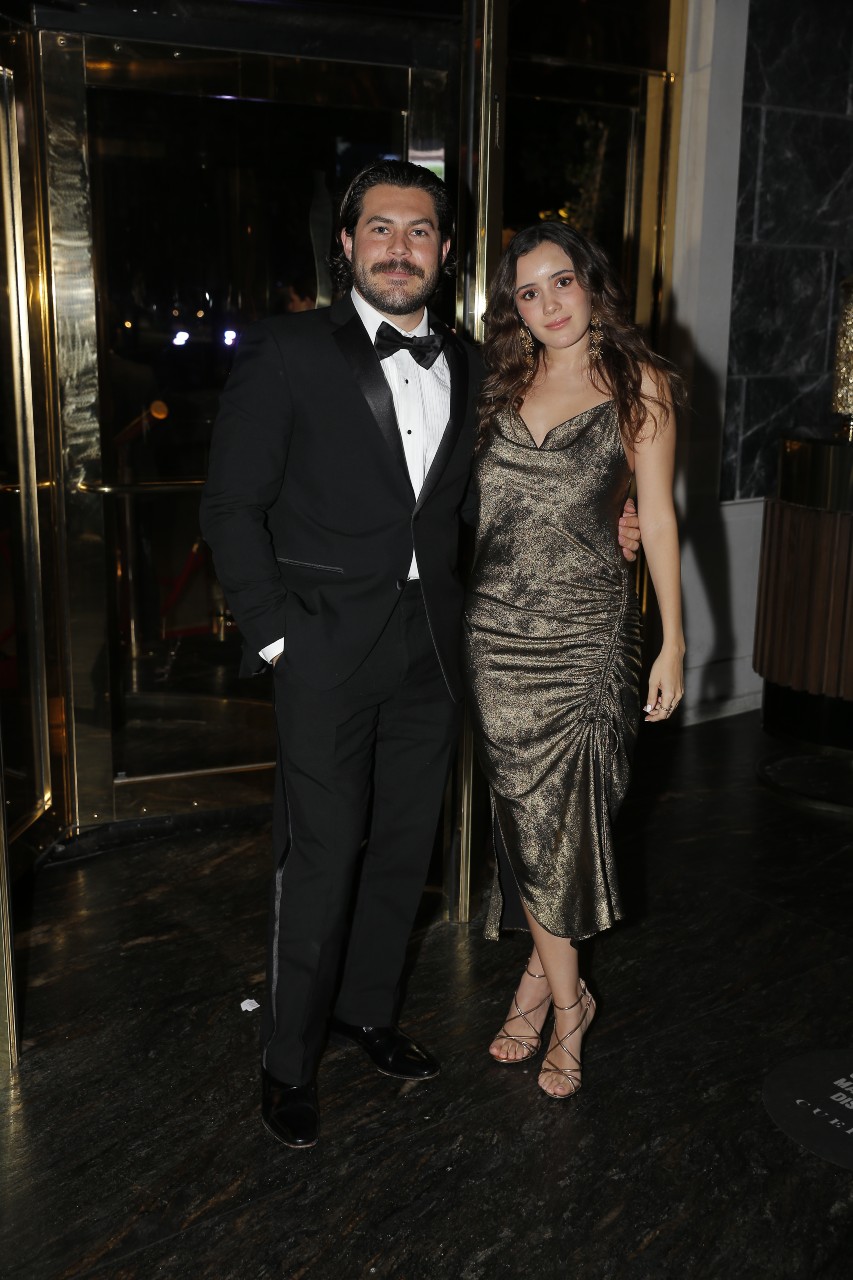 Diego Rule y Victoria Félix. FOTO: DANIEL SALDÍVAR