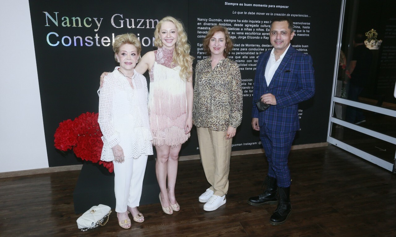 Yvonne Aguirre, Nancy Guzmán, Martha Sañudo y Antonio Pichardo / Foto: Omar Valdez