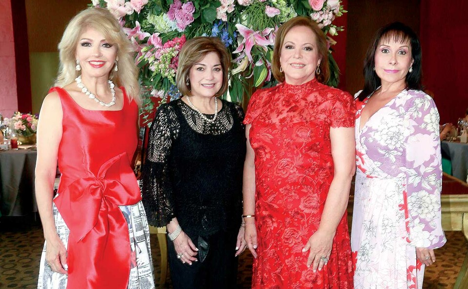 Elsa Aguirre, Julia Peña de Garza, Chelita Torres y Martha Rangel de Rodríguez / Fotos: Omar Valdez
