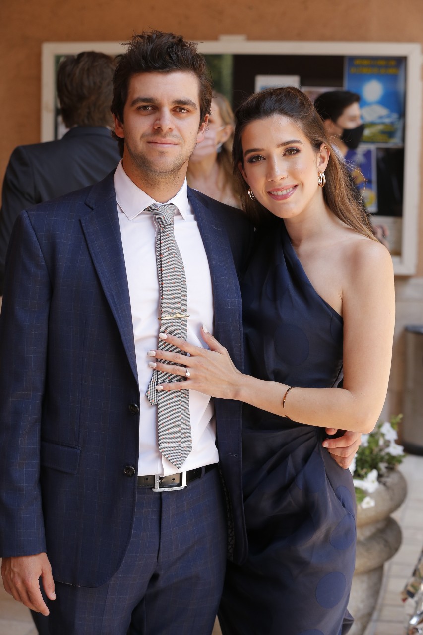 Gonzalo Rubio y Fernanda Lozano. FOTO: DANIEL SALDÍVAR