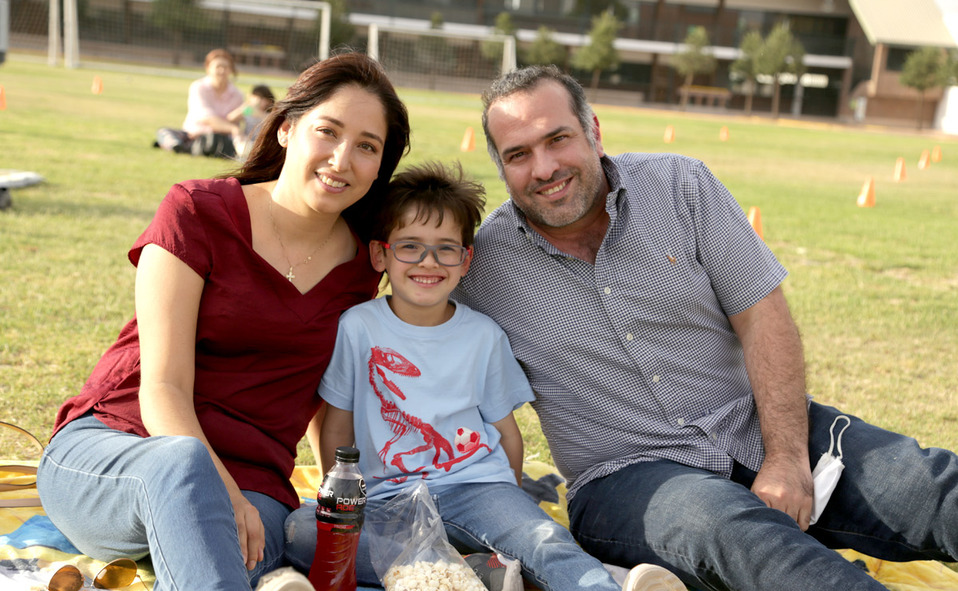 Karla, Rolando y Diego