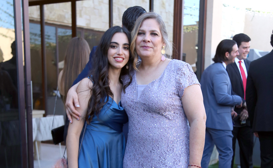 Mamá del novio. Ana Cris y Patricia