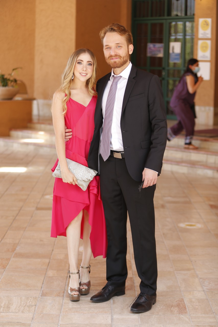 Melissa Marroquín y Carlos Bremer. FOTO: DANIEL SALDÍVAR