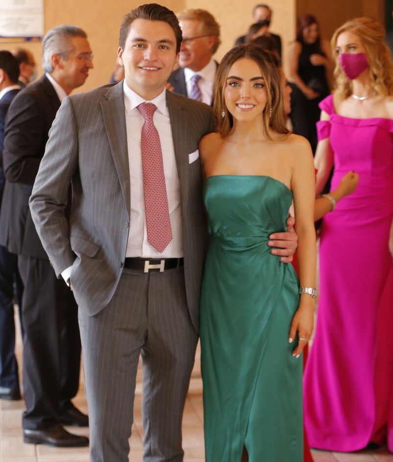 Óscar Gutiérrez y Daniela Serrato.