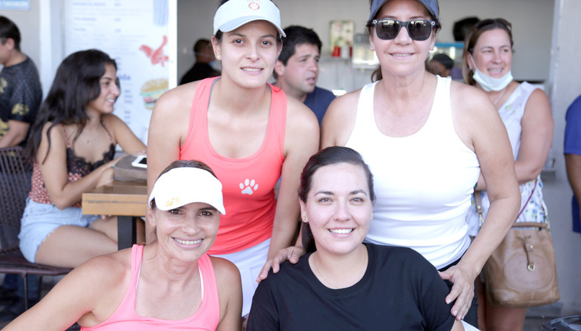 Mónica, Leo, Jenny y Susana