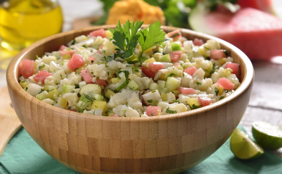 Ceviche de coliflor