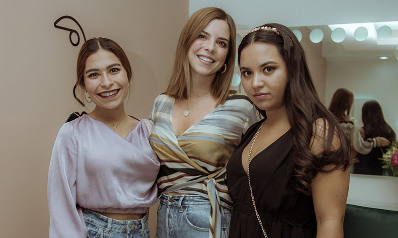 Katia Salas, Teresa Ruiz y Nicole Mac Beath