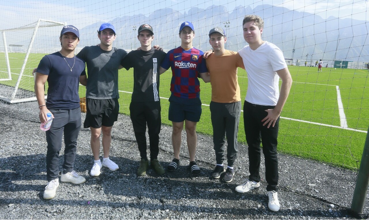 Mateo Álvarez, Alonso Valenzuela, Mateo Bedoya, Nicolás García, Rodrigo Calvi y Alberto Santos / Foto: Omar Valdez