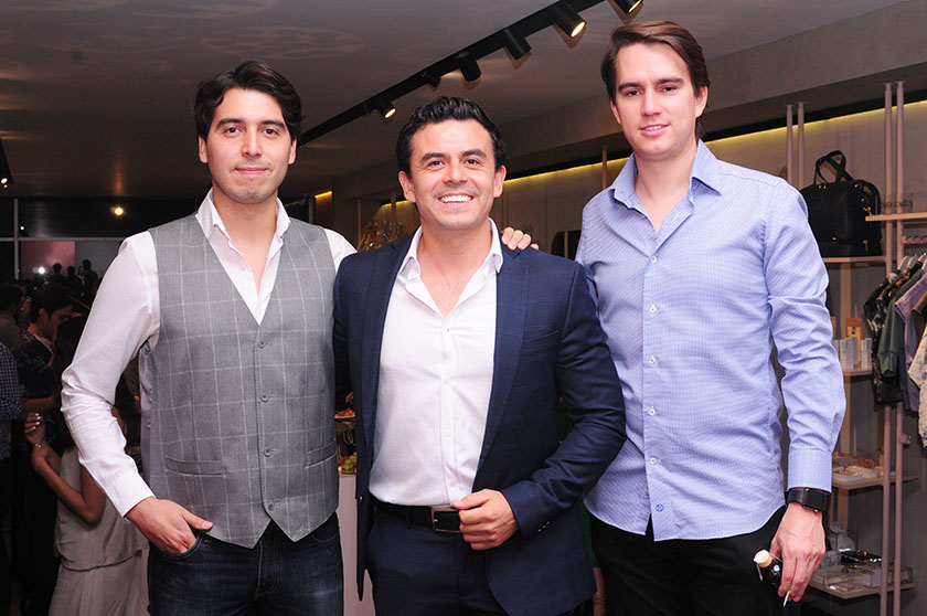 Diego Corral, Uises Torres y Álvaro Ochoa