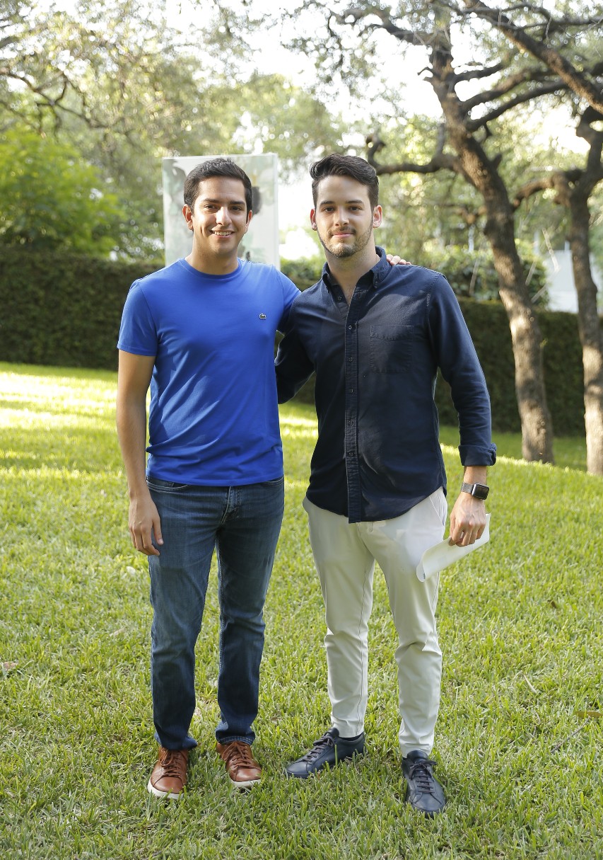 Diego Garza y Alejandro Iturralde. FOTO: DANIEL SALDÍVAR