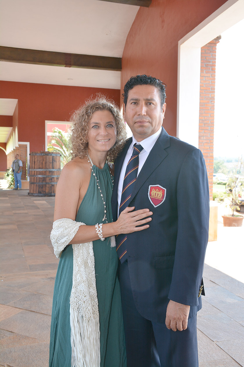 Liliana Sánchez y Marco Tardelli