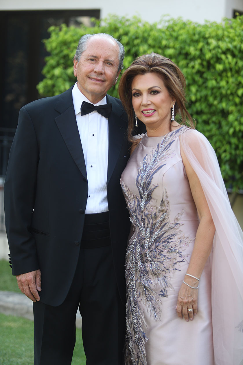 Papás del novio. Blanca Fox y Jesús Eduardo Esparragoza