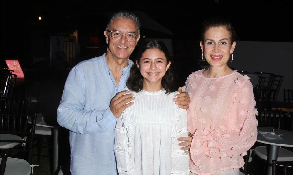 Antonio del Río, Carolina del Río y Diana Terrazas/ Fotos: José Chang