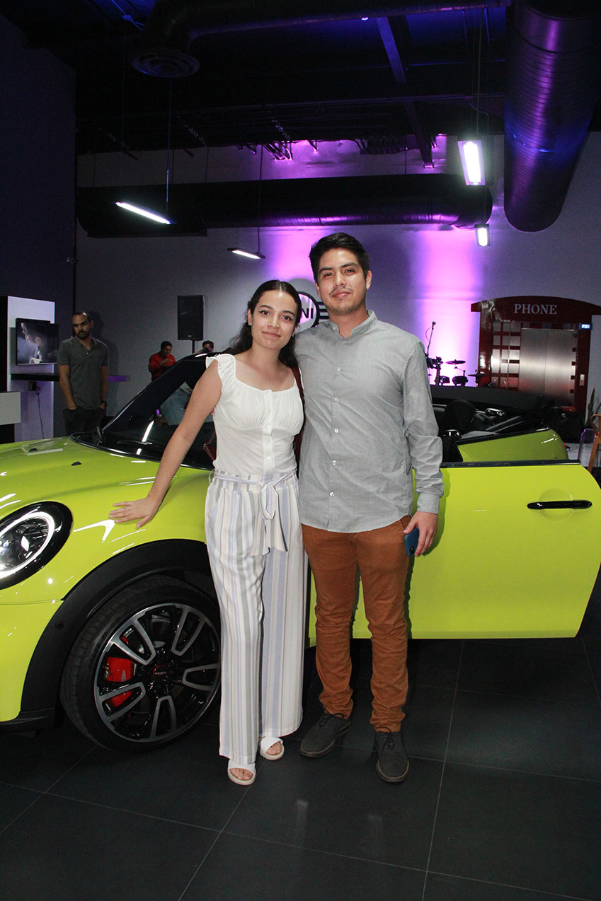 Natalia Alvear y Braulio López.
