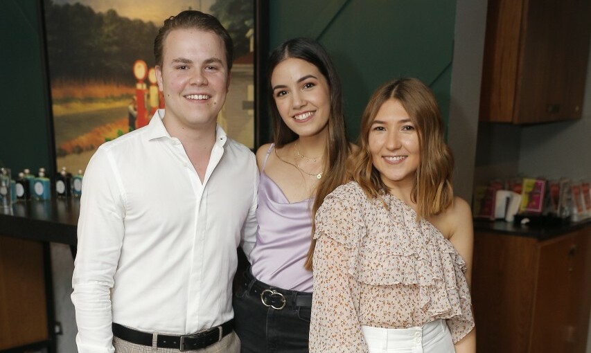 Rafael Garza, Sofía Hernández y Miranda James / Foto: Daniel Saldívar