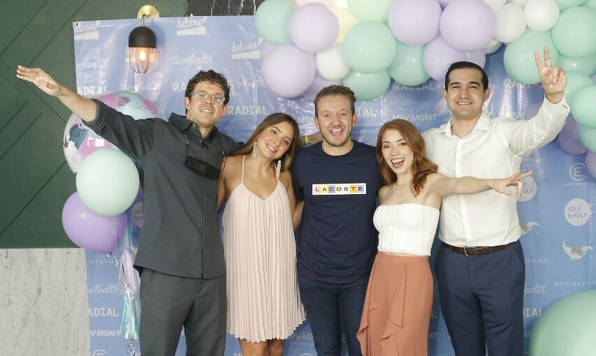 Santiago Ramírez, Bárbara Valdez, Mauricio Pérez Vargas, Jéssica de Villa y Alan Garza / Foto: Daniel Saldívar