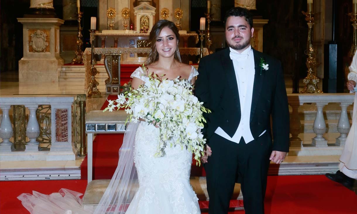 Andrea Lozano y David Cantú