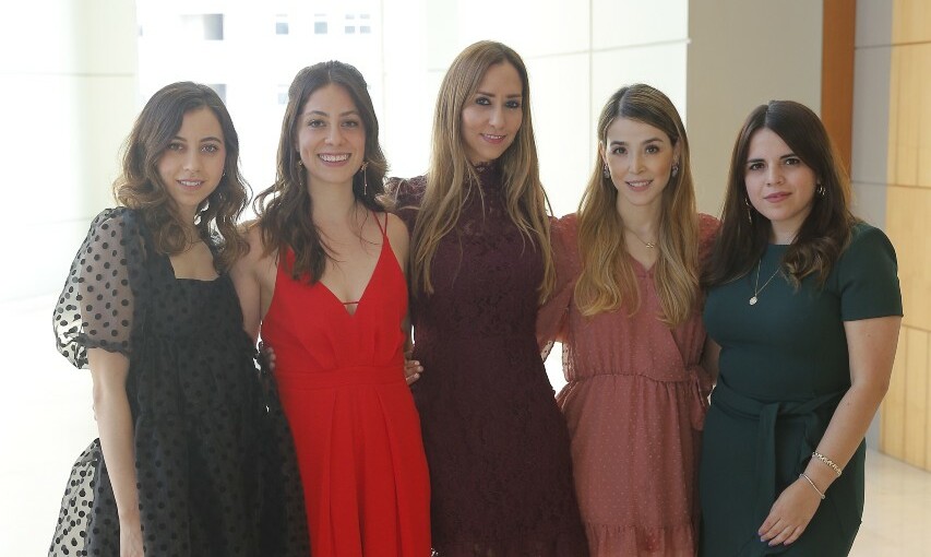Carla Ruiz Velasco, Cynthia Ogushi, Giovanna Cantisani, Laura Garza y Alejandra Treviño / Foto: Daniel Saldívar