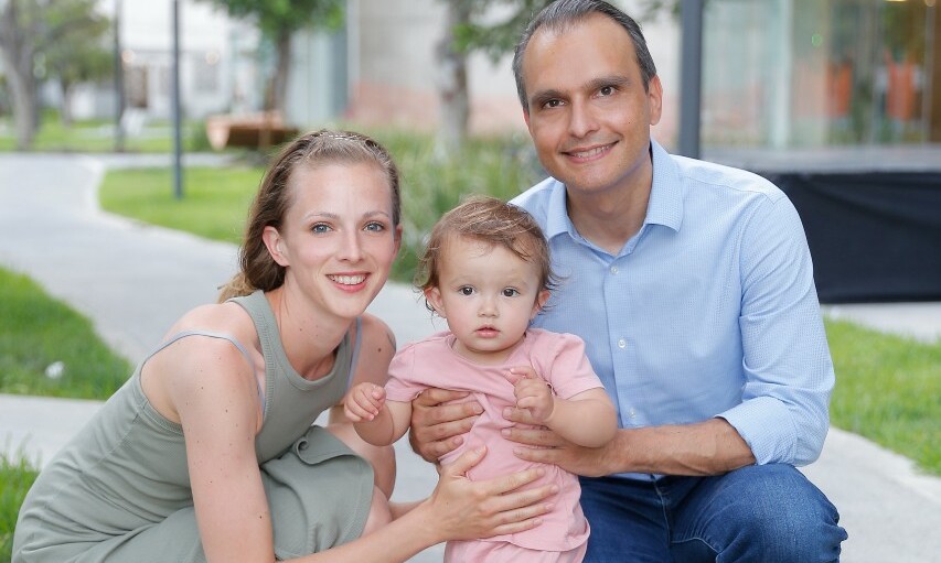 Diana Fabelova, Sofía Duarte y Jorge Duarte / Foto: Daniel Saldívar