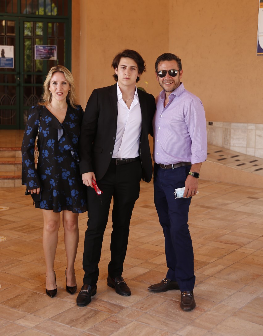 Anette Sanchez, Mauricio Rodríguez y Sergio Rodríguez.  FOTO: DANIEL SALDÍVAR