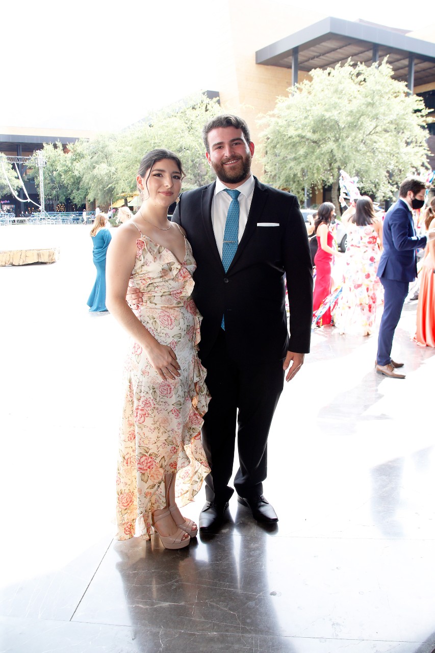 Daniela de la Garza y Eduardo Hovelman. FOTO: ANTONIO MIRELES
